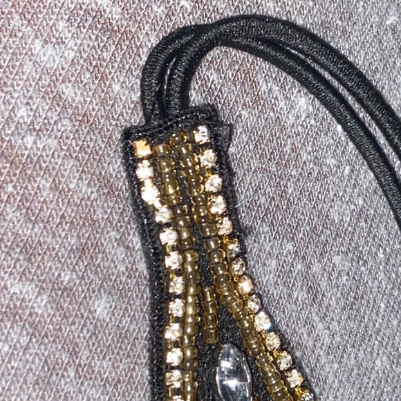 Rhinestones & beads soft elastic headband Hair Accesory Head band - Picture 8 of 8